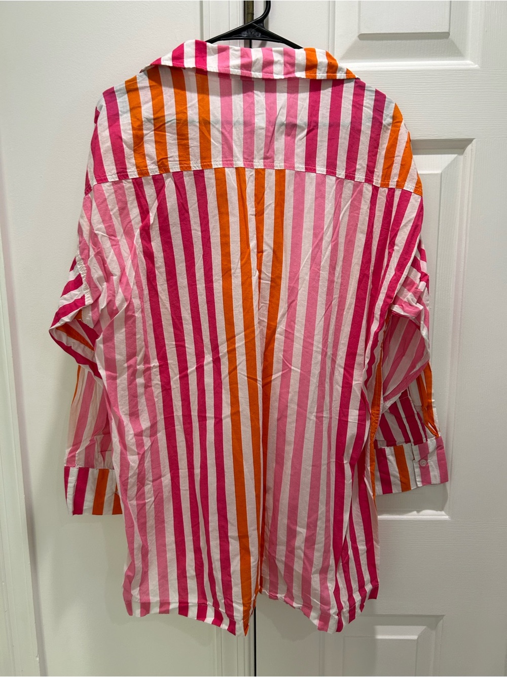 Beach Riot Pink, Orange & White Striped Button-Up - Picture 2 of 3